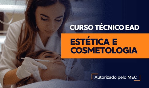 Capa do curso: Curso Técnico em Estética e Cosmetologia EAD