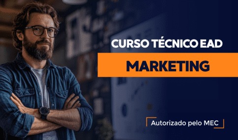 Capa do curso: Curso Técnico em Marketing e Comunicação EAD