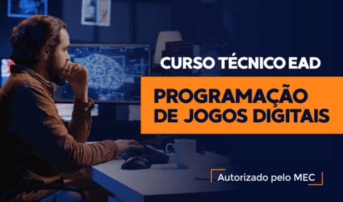 Capa do curso: Curso Técnico em Programação de Jogos Digitais EAD