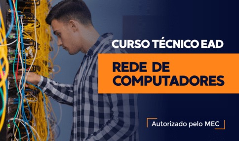 Capa do curso: Curso Técnico em Rede de Computadores EAD