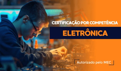 Capa do curso: Certificação Técnica por Competência em Eletrônica