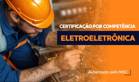 Capa do curso: Certificação Técnica por Competência em Eletroeletrônica