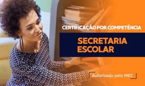 Capa do curso: Certificação Técnica por Competência em Secretaria Escolar