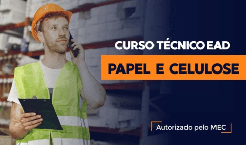 Capa do curso: Curso Técnico em Papel e Celulose EAD