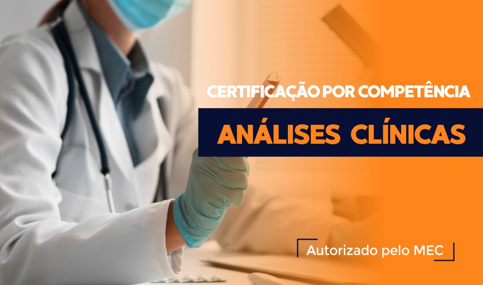 Capa do curso: Certificação Técnica por Competência em Análises Clínicas