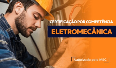 Capa do curso: Certificação Técnica por Competência em Eletromecânica