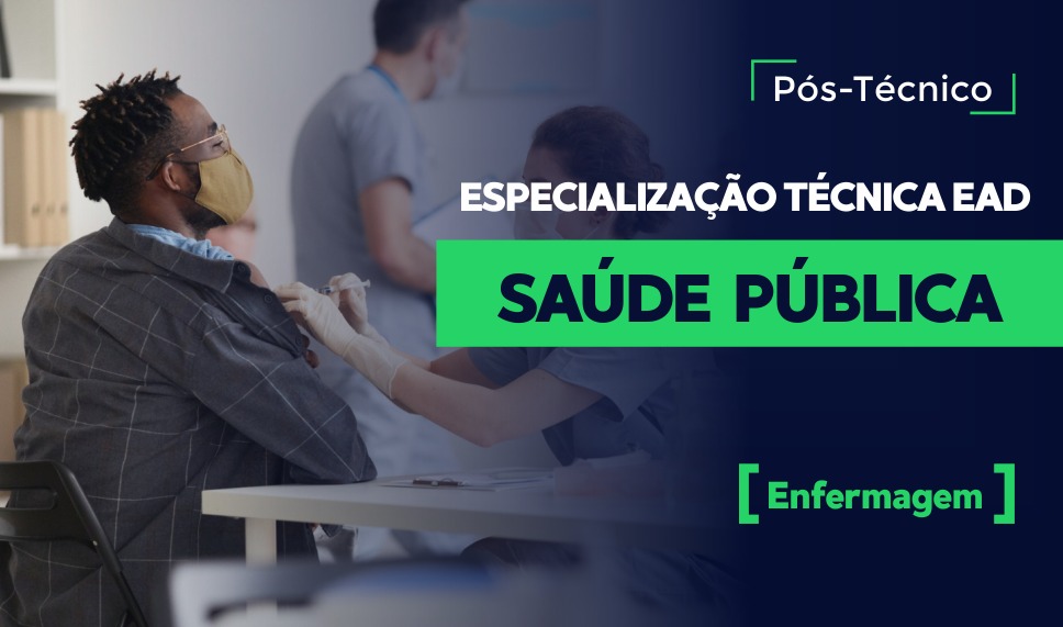 Capa do curso: Especialização Técnica em Saúde Pública EAD