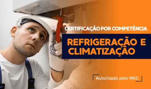 Capa do curso: Certificação Técnica por Competência em Refrigeração e Climatização
