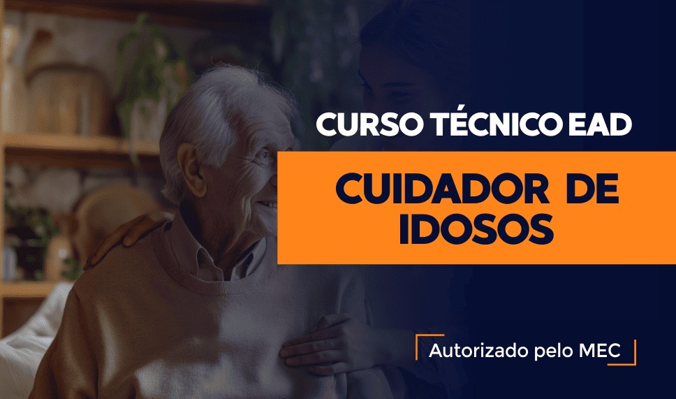 Capa do curso: Curso Técnico em Cuidador de Idosos EAD