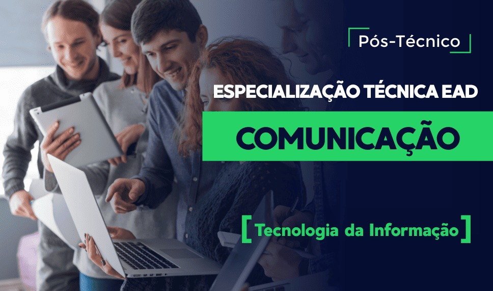 Capa do curso: Especialização Técnica em Comunicação EAD