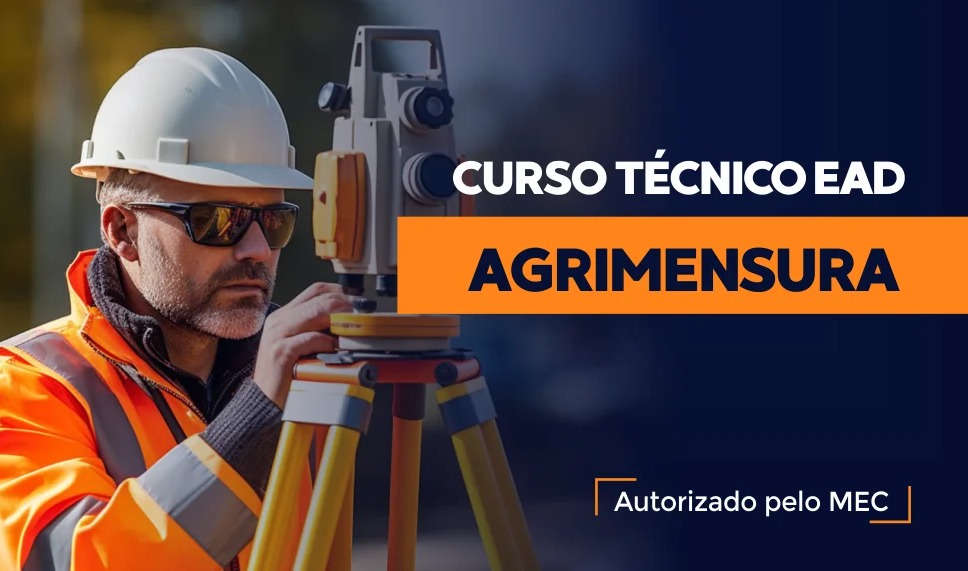 Capa do curso: Curso Técnico em Agrimensura EAD