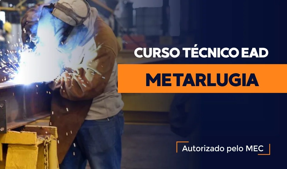 Capa do curso: Curso Técnico em Metalurgia EAD